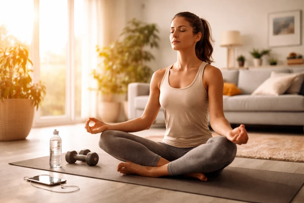 Managing stress through fitness and healthy habits after the age of 30